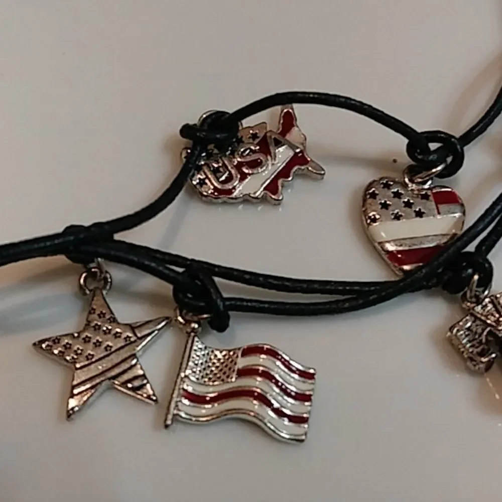 God bless America bracelet
